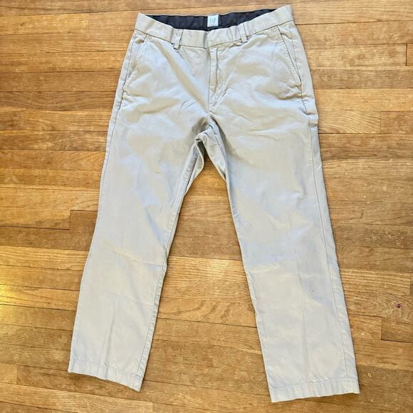 Gap tan straight fit casual chino khaki pants size 32/32 b29 - Picture 1 of 4